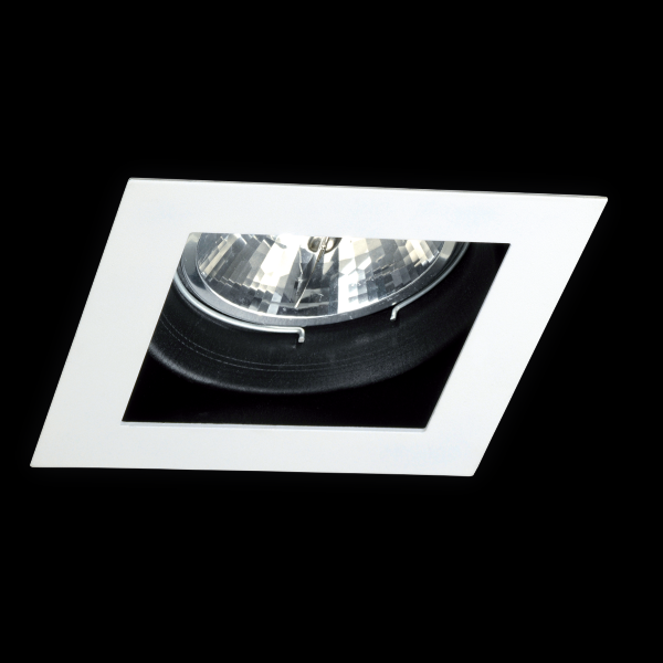 EMBUTIDO CARDANICO 1X50W AR111 BLANCO