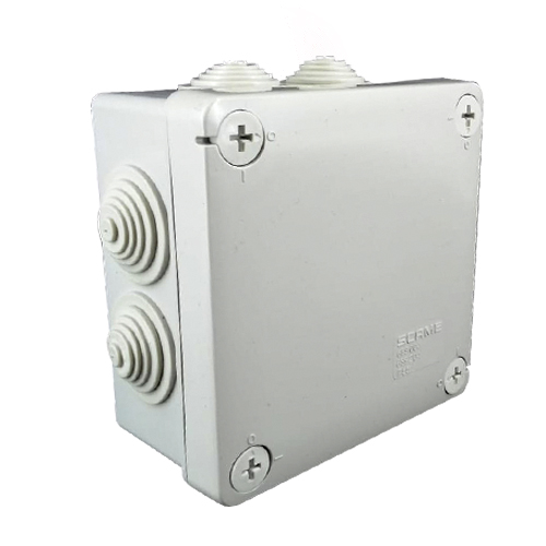 Caja de derivación con conos de goma IP55 240x190x90