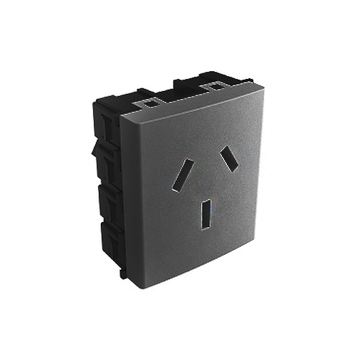 TOMA C/TIERRA  20A.       Gris  55220