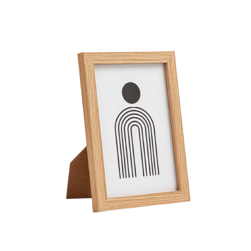 Portaretrato de madera con marco natural 13x18cm