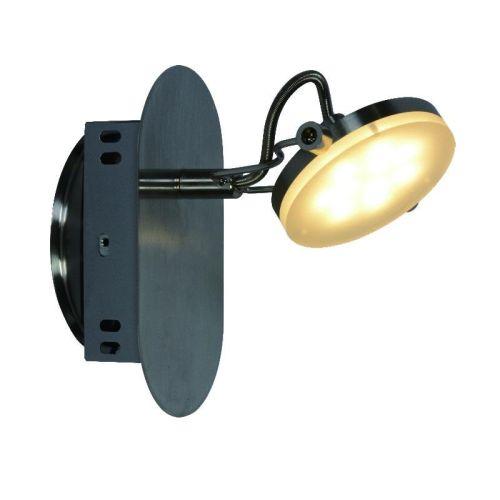 Aplique led 1x5W 3000K cromo modelo solución