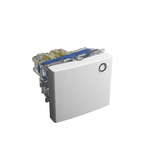 PULSADOR LUMINIC.10AX-250V.MED.Bco. 45353