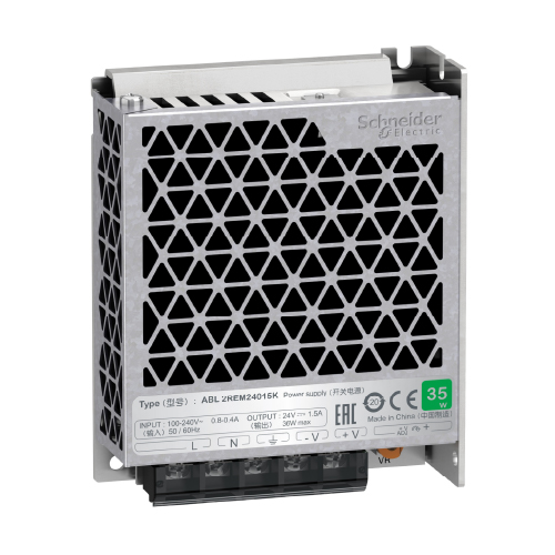 FUENTE MONOF. 100..240VCA/24VCC 1.5A/35W ABL2REM24015K