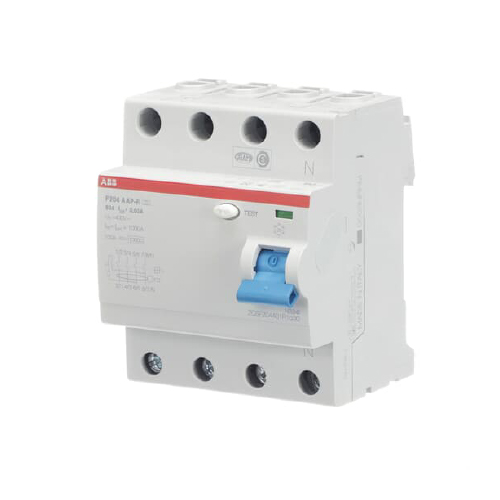 INT.DIF. TETRAP.63A  30MA  AI  CLASE A F204 A-63/0.03 AP-R