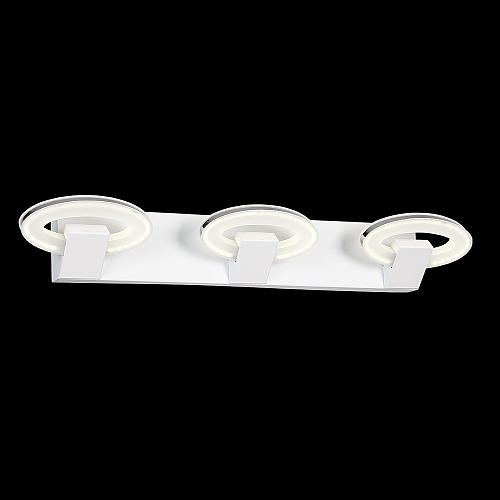 APLIQUE 3 LUCES 15WLED 4000K BLANCO C/CROMO L0415