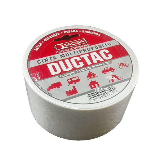 CINTA MULTIPROPOSITO BLANCA  9MTS. 891