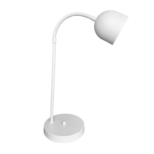 VELADOR MESA FLEXIBLE GU10 BLANCO