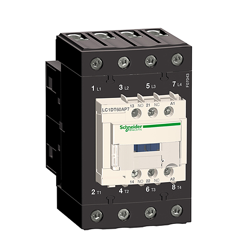 CONTACTOR TETRAP. 60A.AC1  LC1DT60AM7