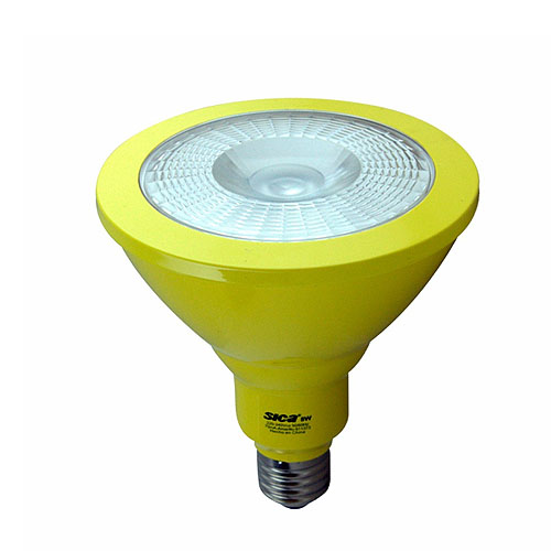 Lámpara led par38 8W E27 amarillo
