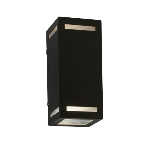 Aplique bidireccional 2 luc. gu10 aluminio