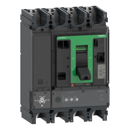 Interruptor automático 4 polos 400A 50kA