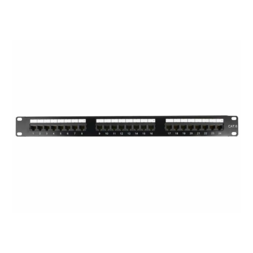 PATCH PANEL 24P CAT6, 1U