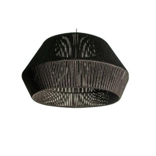 Colgante de 1 luz cuerdas 40 x 20 cm Flora tostado