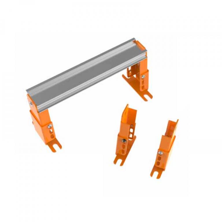 JUEGO DE PATAS P/ SOP. DE RIEL DIN REG. P/ GAB. 150MM PRB150