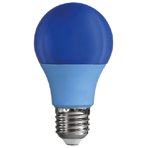 Lámpara led bulbo A60 7W E27 Azul