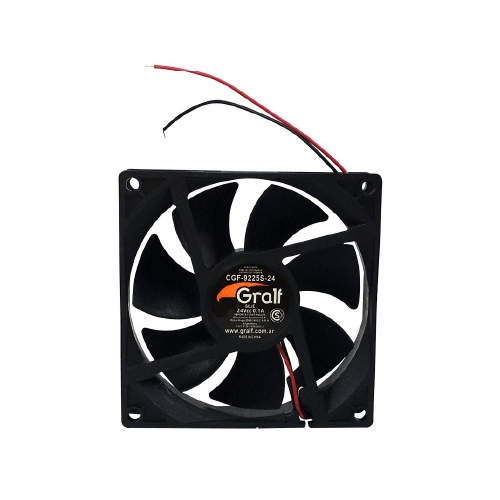 Turbina 3,5"  92x92x25 mm 24V  a ruleman 3000 rpm