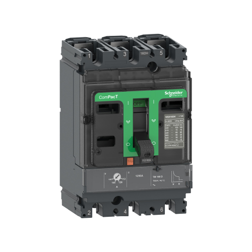 Interruptor automático termomagnético 3x160A 25kA 3P3R