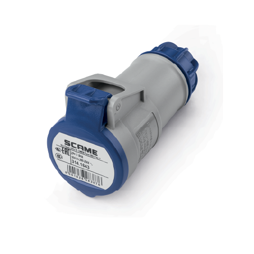 ACOPLE HEMBRA 2P+T  16A.220V.314-1643