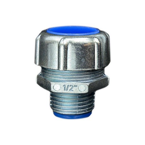Conector para caño flexible rosca eléctrica 1 1/2 con tuerca metálica ZM7