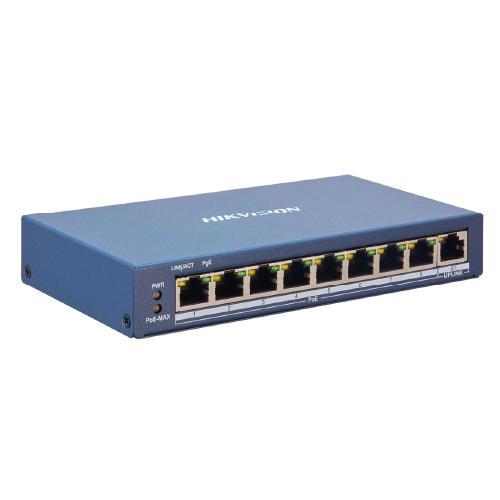 SWITCH DE 8 PUERTOS HIK DS-3E1309P-EI POE