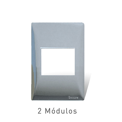 TAPA 2 MOD. 5x10  Plata          4902