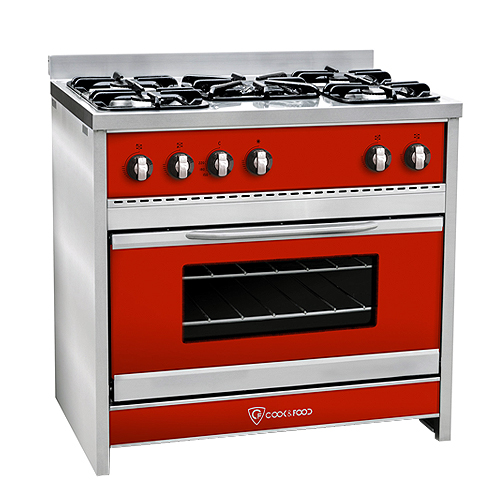 Cocina CHIARA 90cm. Rojo