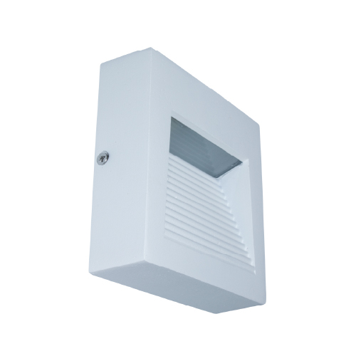 Aplique de pared p/G9 de aluminio blanco