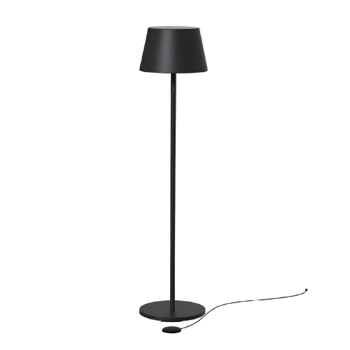 LAMPARA DE PIE 10W IP65 NEGRA 300LM 2700/3000/4000K