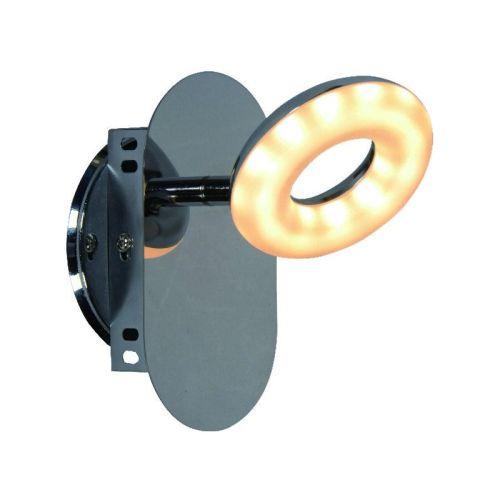 Aplique led 1 X 5W 3000K cromo modelo dona