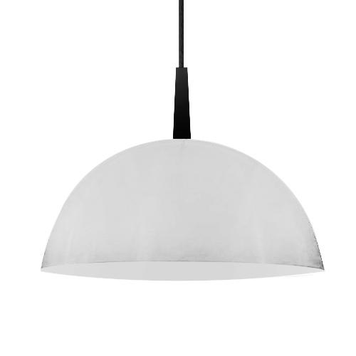 COLGANTE DE POLIPROP.E27 BLANCO  35CM 326/B BCO.