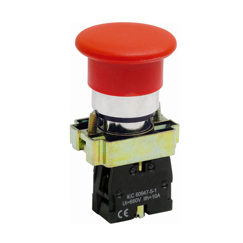 CABEZAL PULS. EMERG. PLASTICO ROJO SLPFN1R4