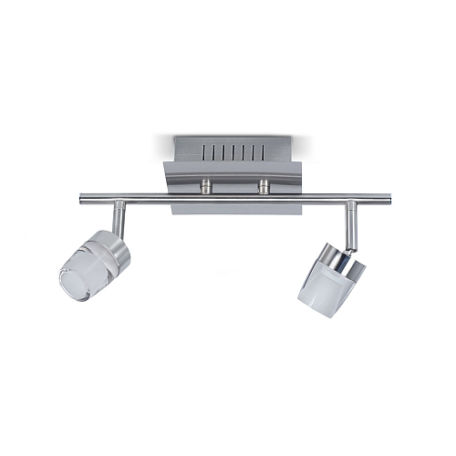Spot 2 luc. cromo c/tulipa led 2x5W