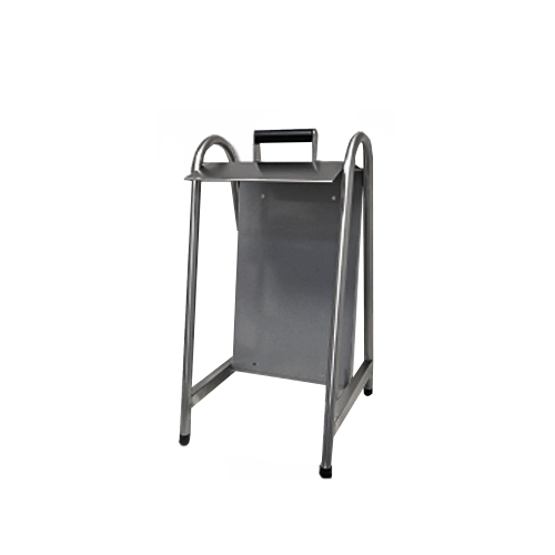 SOPORTE ACERO INOXIDABLE CON TECHO PARA GABINETE BLOCK 4 SCA003-AR