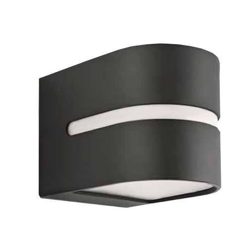 Aplique bidireccional de polipropileno e27 negro