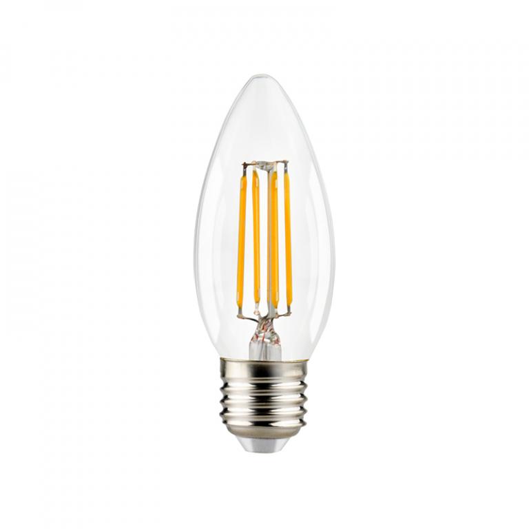 Lámpara de filamento led C35 5W E27 3000K dimerizable