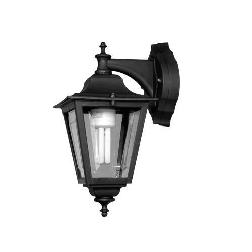 Farol Siena con soporte superior negro