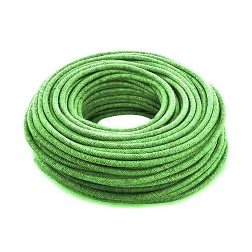 CABLE TEXTIL 2x0.75 VERDE xmt.