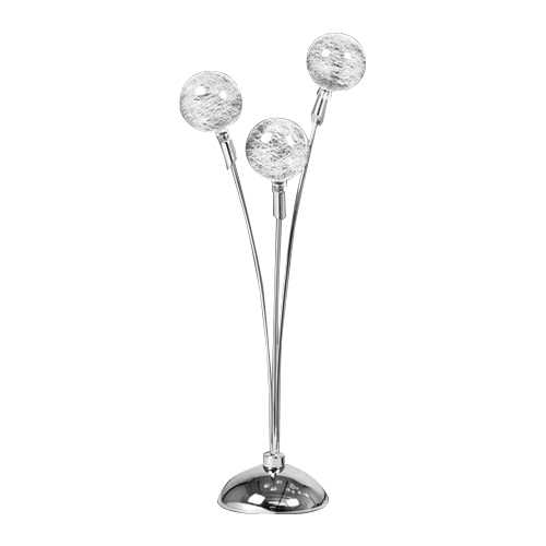 Velador cromo x3 luces modelo Anabela