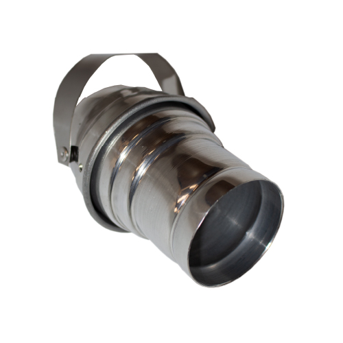 Tacho tipo cañón para dicroica sin zócalo platil