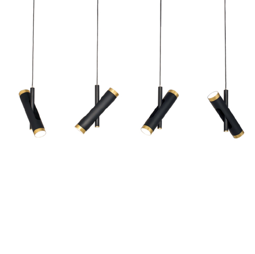 COLGANTE 4 LUCES CON MOV 24W