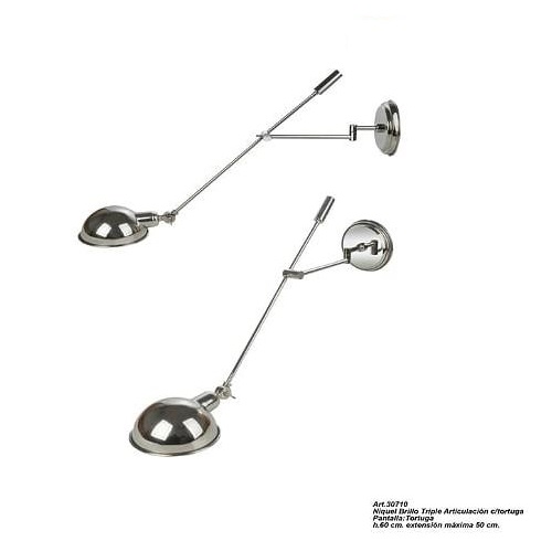 APLIQUE BRIDGE E27  NI BRILLANTE  30710