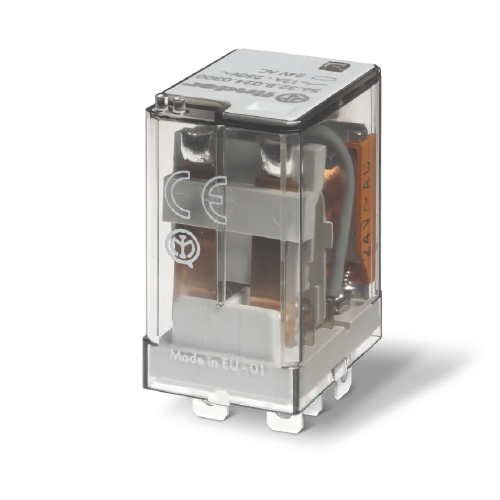 Relé 2 contactos 24VCC 12A