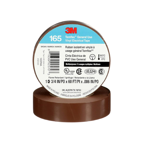 Cinta TEMFLEX 165 19mm x18m marrón