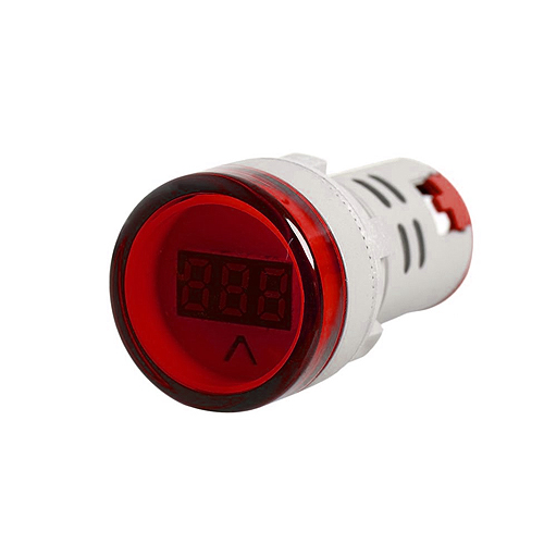 Voltimetro Digital Rojo 22mm