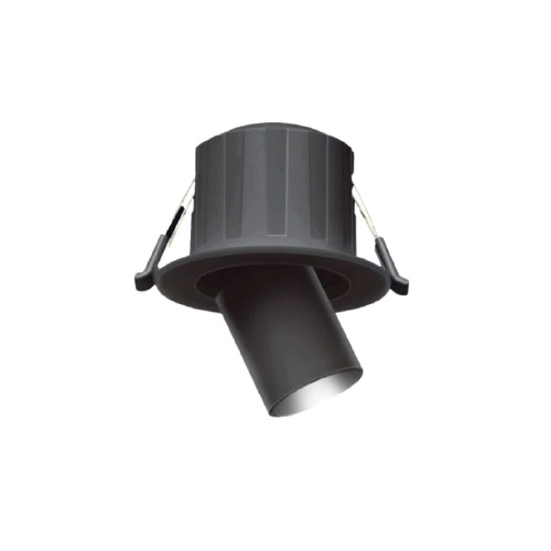 EMBUTIDO 1 LUZ LED 6W BLANCO DINAMICO DIRECCIONABLE 90MMX70MM NEGRO AERO I