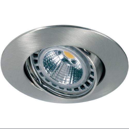 Embutido dicroica GU10 de aluminio redondo blanco