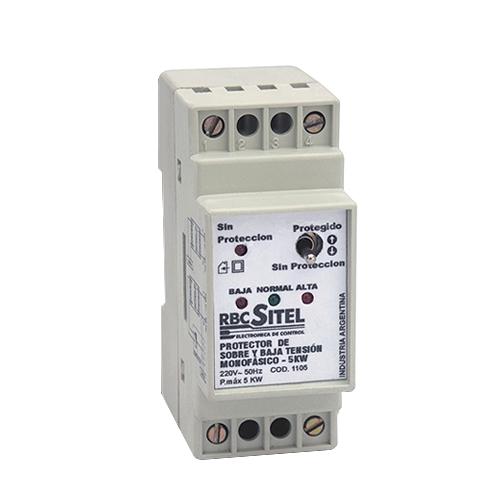 PROT.ALTA-BAJA TENS.P/25A.P/RIEL 1105
