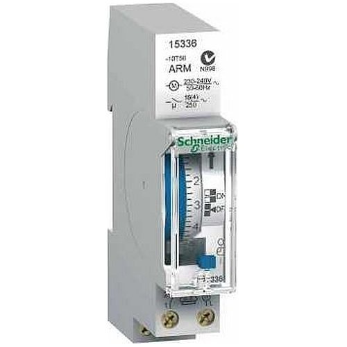 Interruptor horario 1 módulo sin reserva