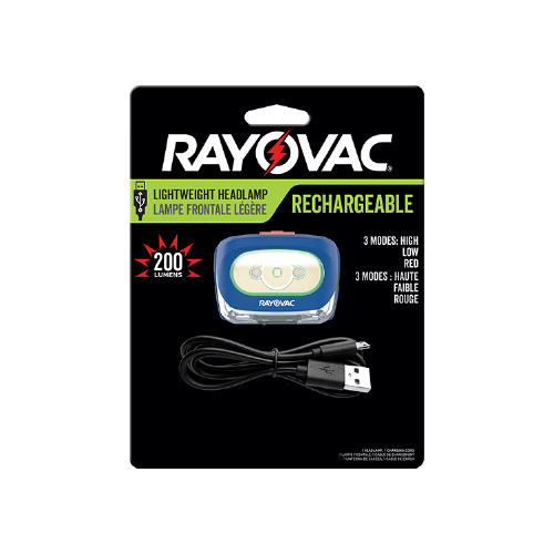 Linterna manos libres 200lm liviana recargable                                                         
