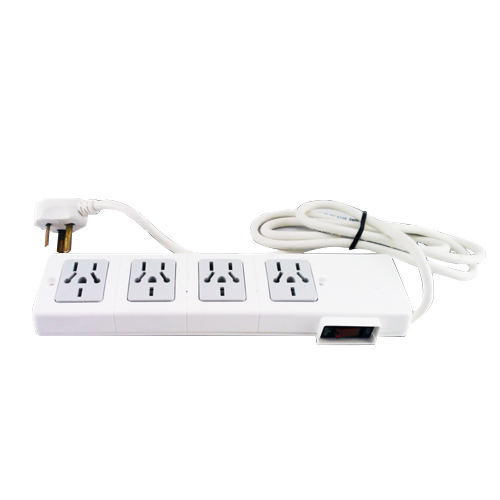 Prolongador múltiple 4 tomas 1.5m blanco